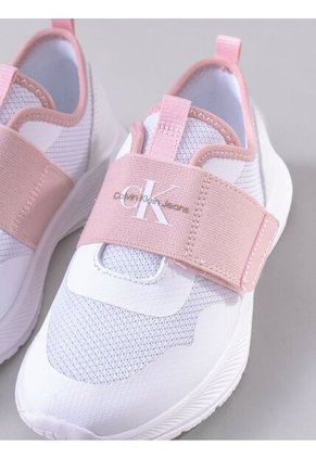 Tenis Blanco Niña Con Velcro Calvin Klein
