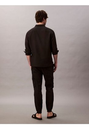 Pantalones Negro Cargo Skinny De Ripstop Calvin Klein