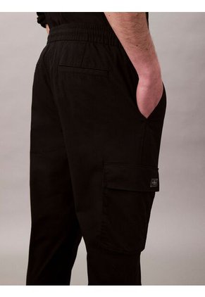 Pantalones Negro Cargo Skinny De Ripstop Calvin Klein