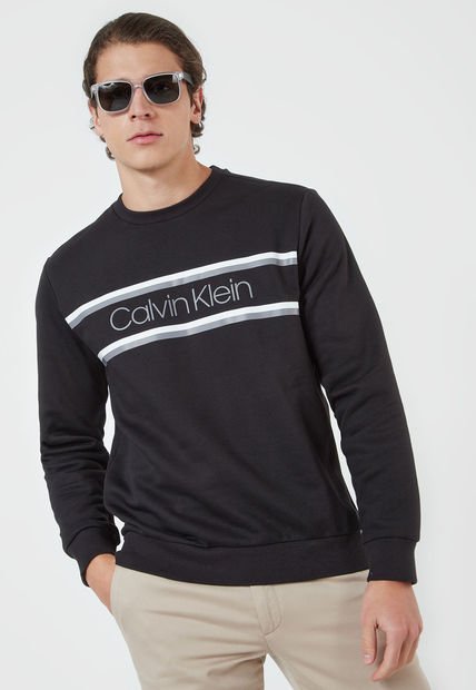 Buzo Negro-Gris-Blanco Calvin Klein