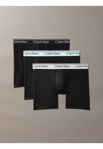 Pack Negro De 3 Bóxeres Sueltos Largos - Microfibre Stretch Calvin Klein Calvin Klein