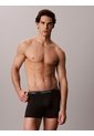 Pack Negro De 3 Bóxeres Sueltos Largos - Microfibre Stretch Calvin Klein de Calvin Klein