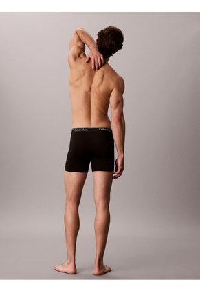 Pack Negro De 3 Bóxeres Sueltos Largos - Microfibre Stretch Calvin Klein