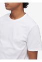 Camiseta Manga Corta Smooth Algodón Solid Blanco Calvin Klein de Calvin Klein
