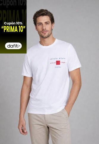 Camiseta Calvin Klein Blanco Calvin Klein