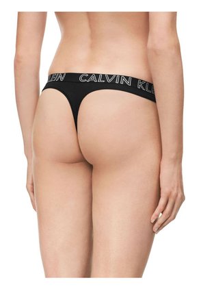 Pantie Negro Tipo Tanga Para Mujer En Algodón Calvin Klein