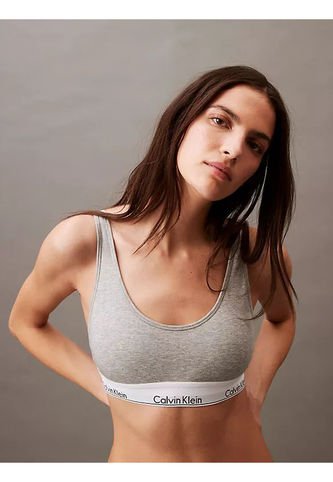 Top Gris - Modern Cotton Para Mujer Calvin Klein Calvin Klein