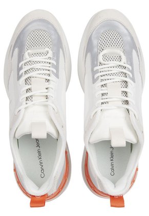 Tenis Deportivas Con Logo Hombre Blanco