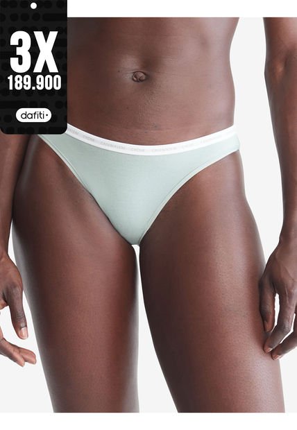 Pantie Verde Ck One Tipo Bikini Para Mujer Calvin Klein