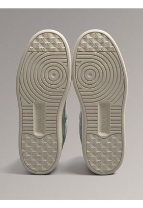 Tenis Multicolor Altos Tipo Basket De Cuero Calvin Klein