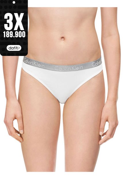 Pantie Blanco Calvin Klein