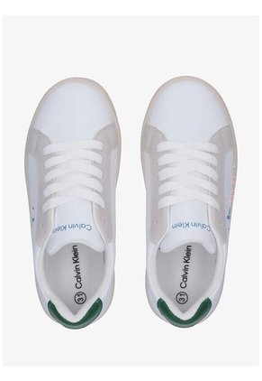 Tenis Multicolor De Corte Bajo Con Cordones Calvin Klein