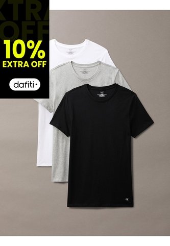 Pack Multicolor De 3 Camisetas - Cotton Classics Calvin Klein Calvin Klein