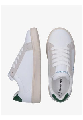 Tenis Multicolor De Corte Bajo Con Cordones Calvin Klein