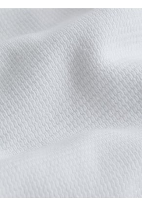 Polo Holgado De Manga Larga Blanco Calvin Klein