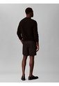 Pantaloneta Negra De Lino Con Cintura Elástica Calvin Klein de Calvin Klein