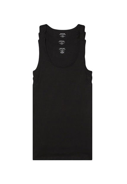 Pack De 3 Camisetas Negro Sin Mangas Para Hombre Calvin Klein