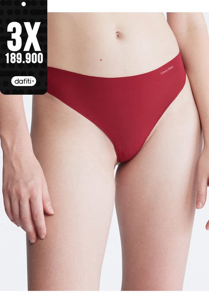 Tanga Clásica Mujer Rojo