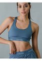 Top Deportivo Azul De Medio Impacto Para MujerCalvin Klein de Calvin Klein