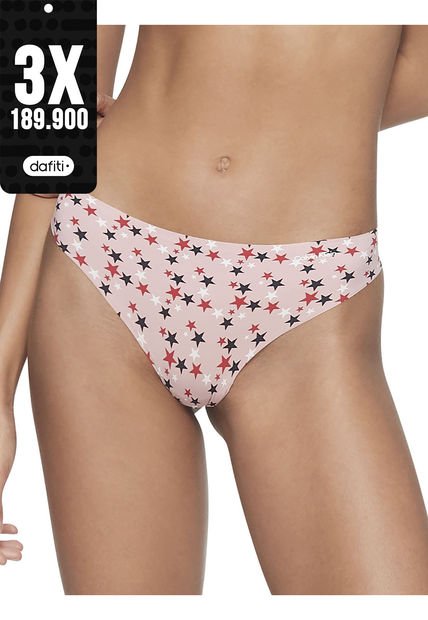 Pantie Tipo Tanga En Microfibra Estampado Para Mujer Calvin Klein