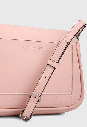 Bolso Manos Libres Rosa-Negro Calvin Klein Jeans