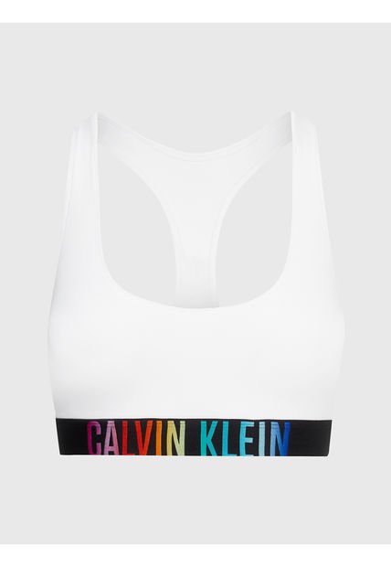 Bralette Blanco - Intense Power Pride Cotton Calvin Klein