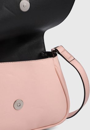 Bolso Manos Libres Rosa-Negro Calvin Klein Jeans