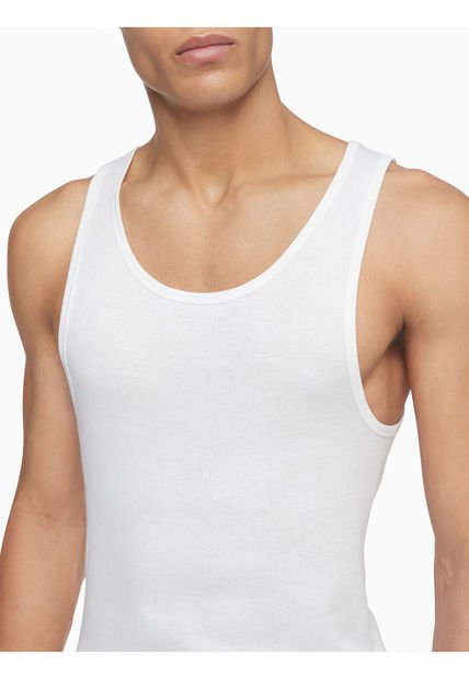 Paquete De 3 Camisetas Blancas Sin Mangas Calvin Klein