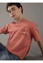 Camiseta Naranja Con Monograma Calvin Klein de Calvin Klein