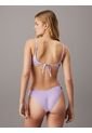 Parte Morado Superior De Bikini - CK Monogram Texture Calvin Klein de Calvin Klein