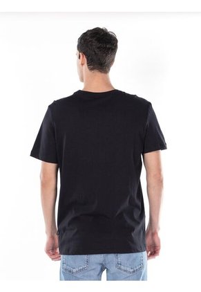 Camiseta Negra Solid Liquid Con Logo Calvin Klein