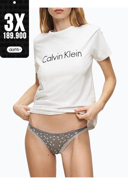 Panties Bikini Bottoms Up Gris Calvin Klein