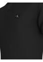 Polo Negra Slim De Algodón Elástico Calvin Klein de Calvin Klein