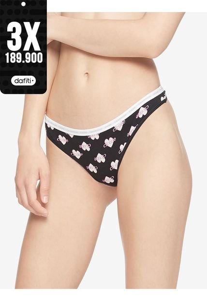 Pantie Negro En Algodón Tipo Tanga Para Mujer Calvin Klein