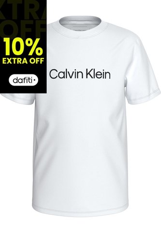 Camiseta Blanca Para Niño Con Logo Infantil Calvin Klein Calvin Klein