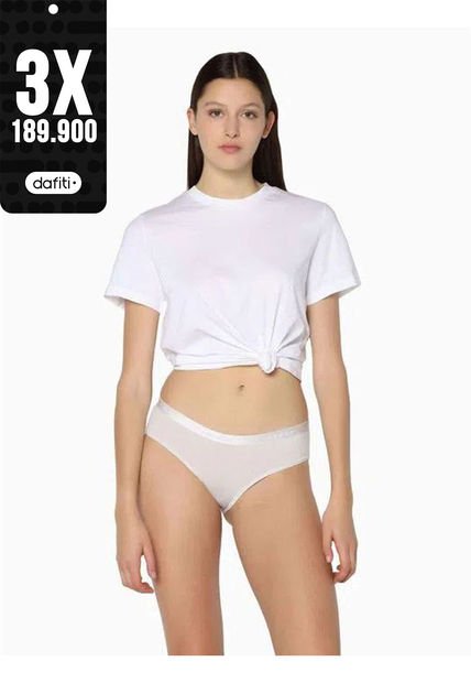 Pantie Tipo Hipster En Algodón Calvin Klein