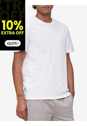 Camiseta Manga Corta Smooth Algodón Solid Blanco Calvin Klein Calvin Klein
