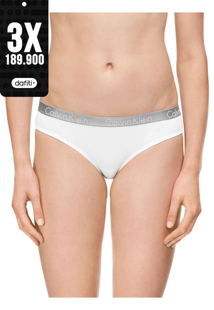 Pantie Bikini Blanco Calvin Klein