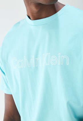 Camiseta Celeste-Blanco Calvin Klein