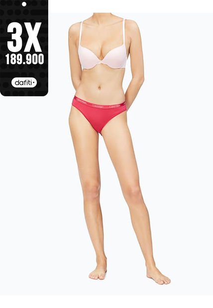 Panties Bikini Cotton Essentials Rosa Calvin Klein