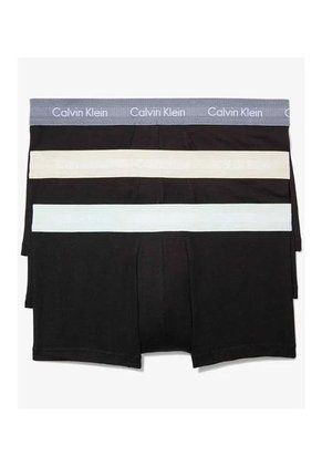 Pack De 3 Boxer Negros Low Rise Trunk Para Hombre Calvin Klein