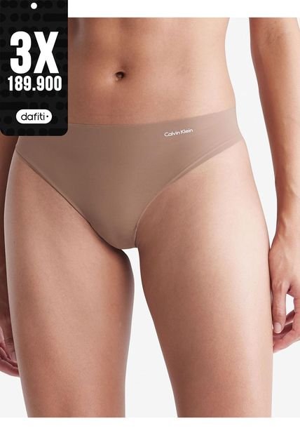 Pantie Chocolate Tipo Tanga Clásica Para Mujer Calvin Klein