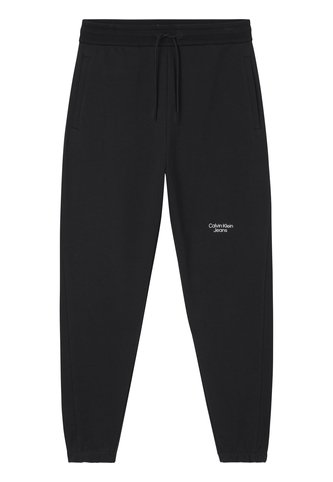 Pantalón De Chándal De Algodón Negro Calvin Klein Calvin Klein
