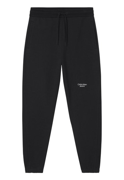 Pantalón De Chándal De Algodón Negro Calvin Klein