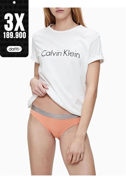 Panti Para Dama Tipo Bikini Naranja Calvin Klein