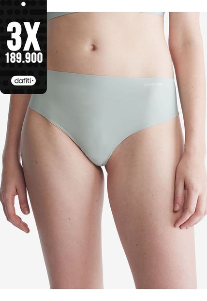 Tanga Invisible De Cintura Alta Calvin Klein