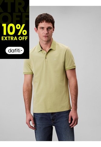 Polo Verde Con Monograma Bordado Calvin Klein Calvin Klein