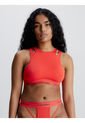 Top Rojo - Ck Deconstructed Para Mujer Calvin Klein de Calvin Klein