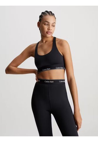 Top Negro Deportivo De Medio Impacto Para Mujer Calvin Klein Calvin Klein