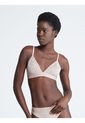 Bralette Beige De Encaje Sin Forro Para Mujer Calvin Klein de Calvin Klein
